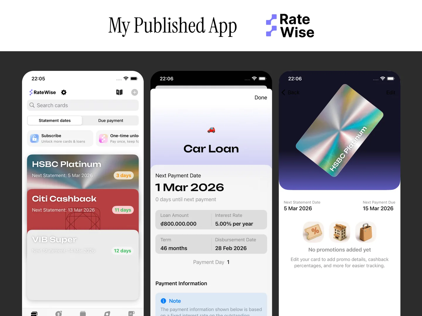 My Published App